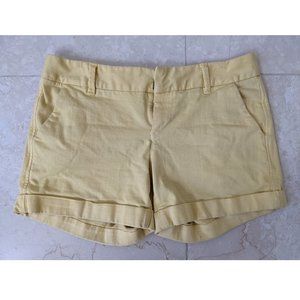 Dear John Yellow Finnegan Cuffed Short Size 6